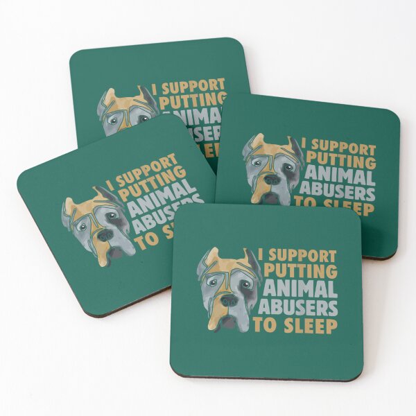 Item preview, I Support Putting Animal Abusers To Sleep              (3) designed and sold by TheLonelyPixels.