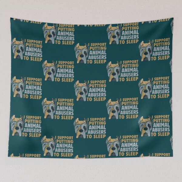 Item preview, I Support Putting Animal Abusers To Sleep              (3) designed and sold by TheLonelyPixels.