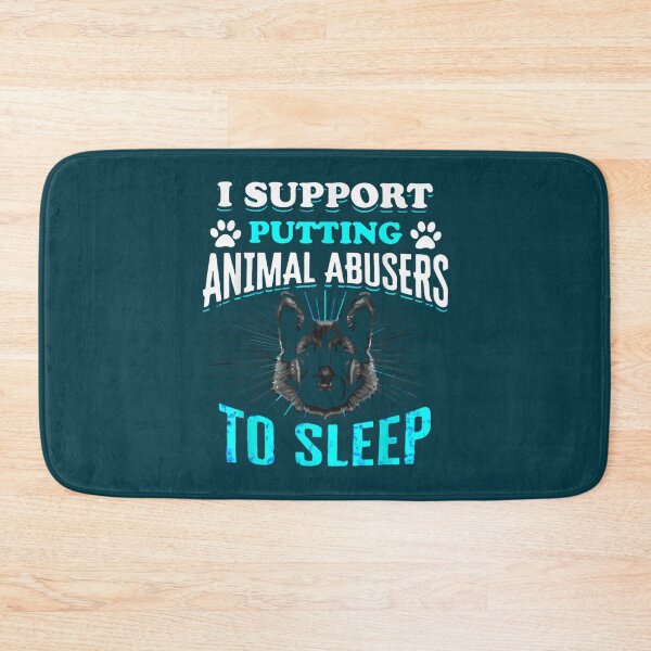 Item preview, I Support Putting Animal Abusers To Sleep              (4) designed and sold by TheLonelyPixels.