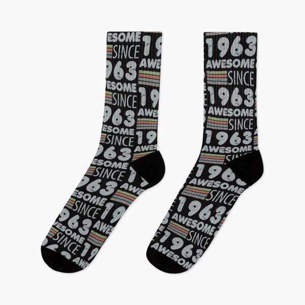Item preview, Awesome Since 1963 60th Birthday designed and sold by thepixelgarden.