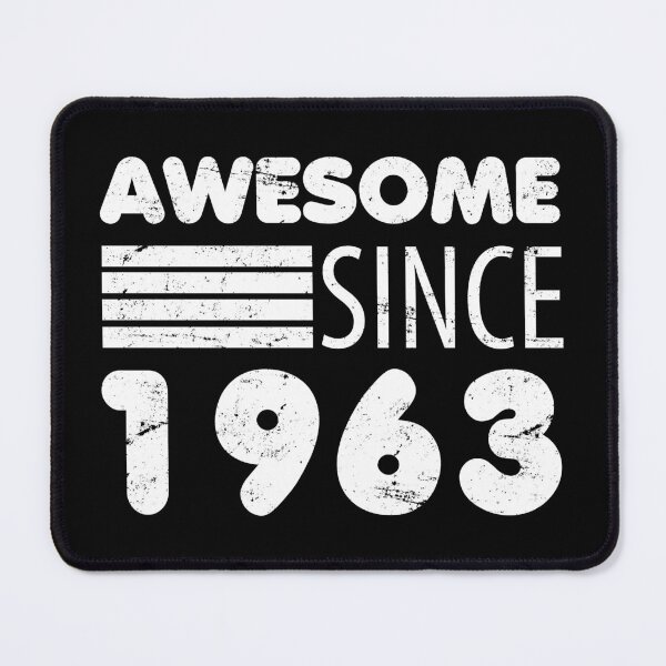 Item preview, Awesome Since 1963 60th Birthday designed and sold by thepixelgarden.