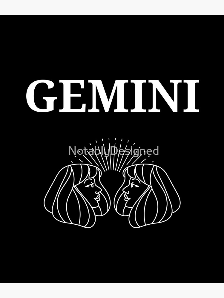 Gemini Zodiac Sign May 21 June 21 Poster