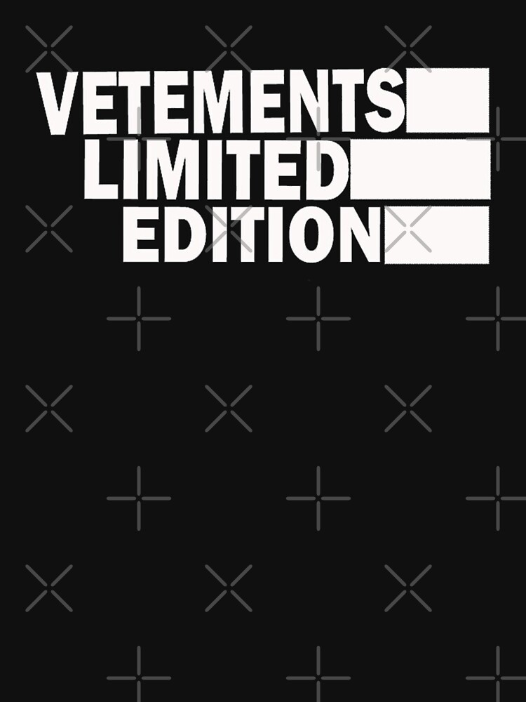 【国内発送】VETEMENTS Tシャツ LOGO LIMITED EDITION ue51tr720 Vetements Limited Edition