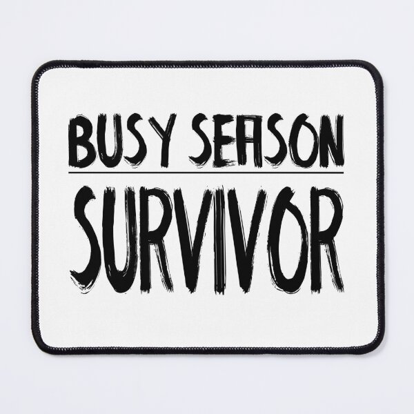 Item preview, Accounting: Busy Season Survivor  designed and sold by AppreciateThat.