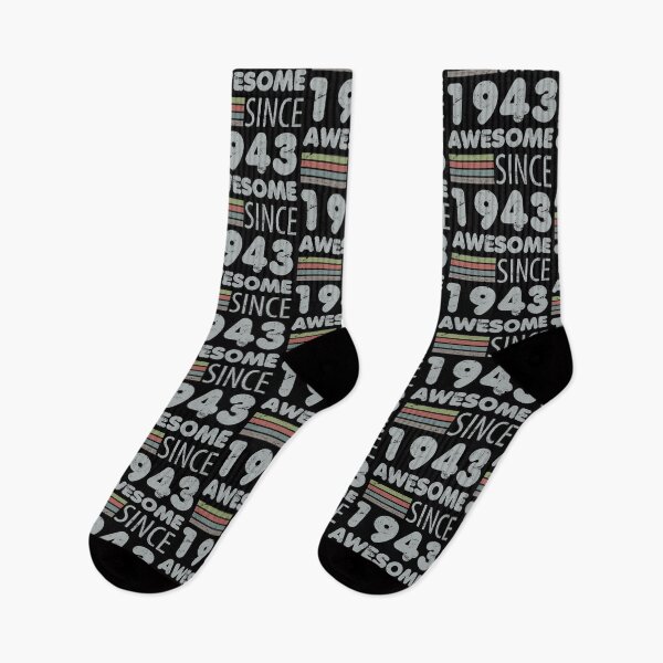 Item preview, Awesome Since 1943 80th Birthday designed and sold by thepixelgarden.