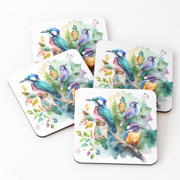 Item preview, everybirdy golder birds pattern designed and sold by printiesart.