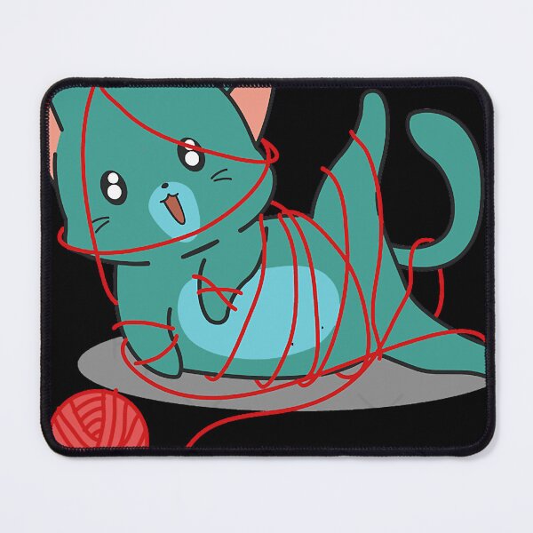 Item preview, Cuteness Overload Adorable and Hilarious Cat Playing with Wool Ball designed and sold by HeidiVintageArt.