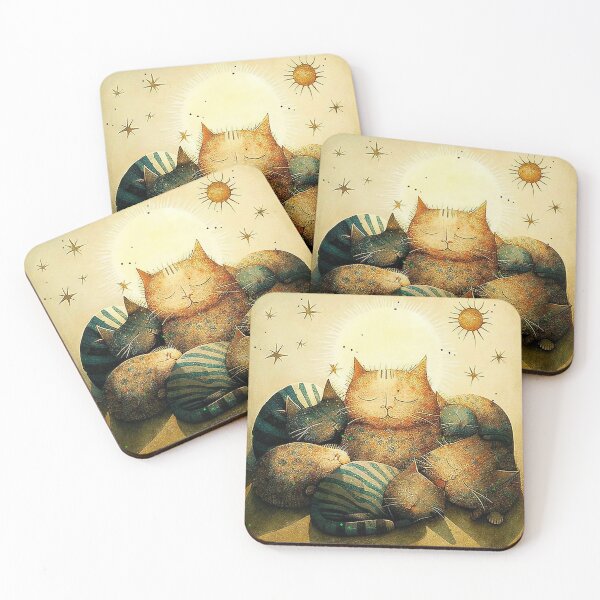 Item preview, funny and cute cat with a ball of wool  cat playing with a ball of string designed and sold by HeidiVintageArt.