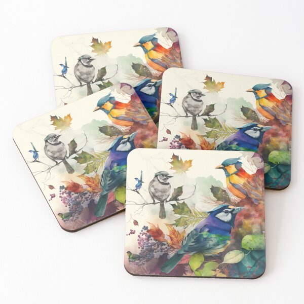 Item preview, everybirdy golder birds pattern designed and sold by printiesart.