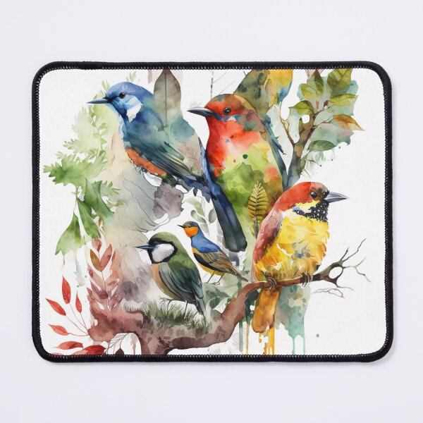 Item preview, everybirdy golder birds pattern designed and sold by printiesart.