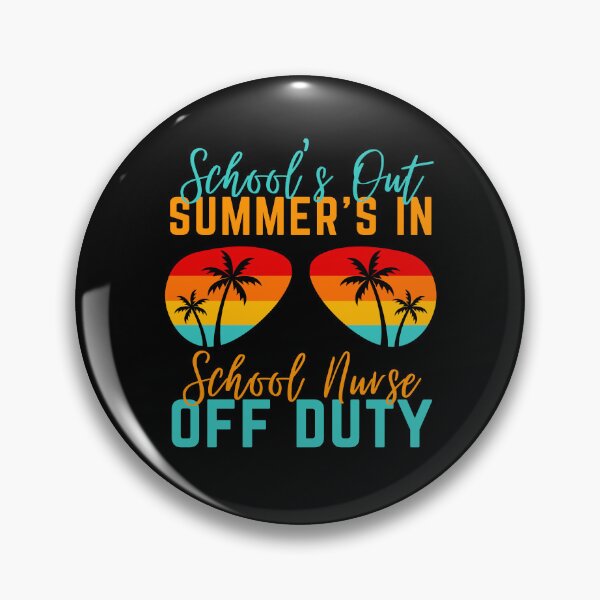 Item preview, Off Duty School Nurse Vintage, Retro Summer's In Sunglasses Gifts designed and sold by PrintOfi.