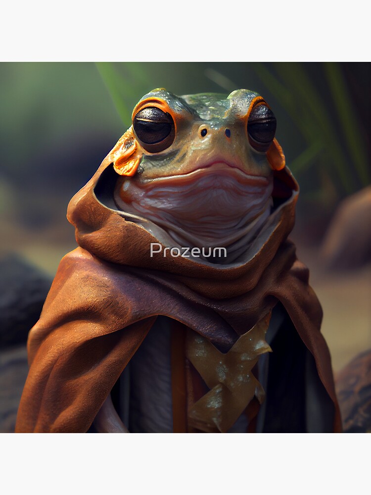 Realistic Frog Art Print for Sale by Prozeum
