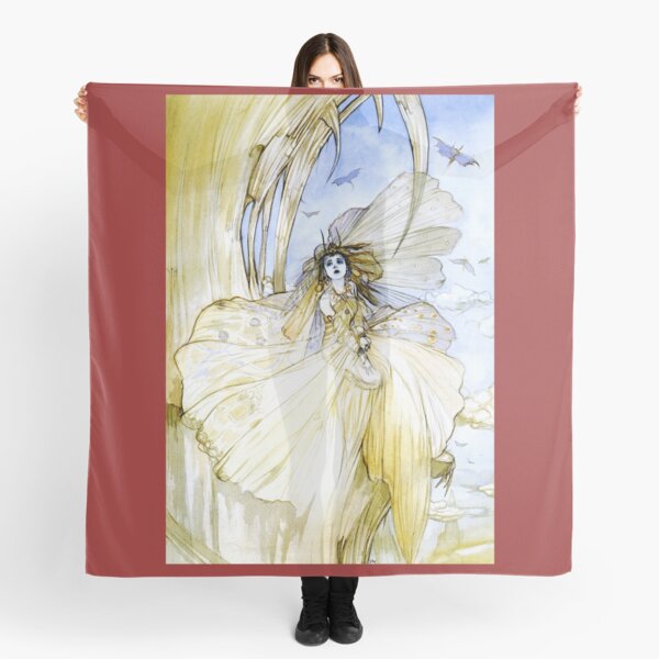Yoshitaka Amano Final Fantasy Vii Scarves for Sale | Redbubble
