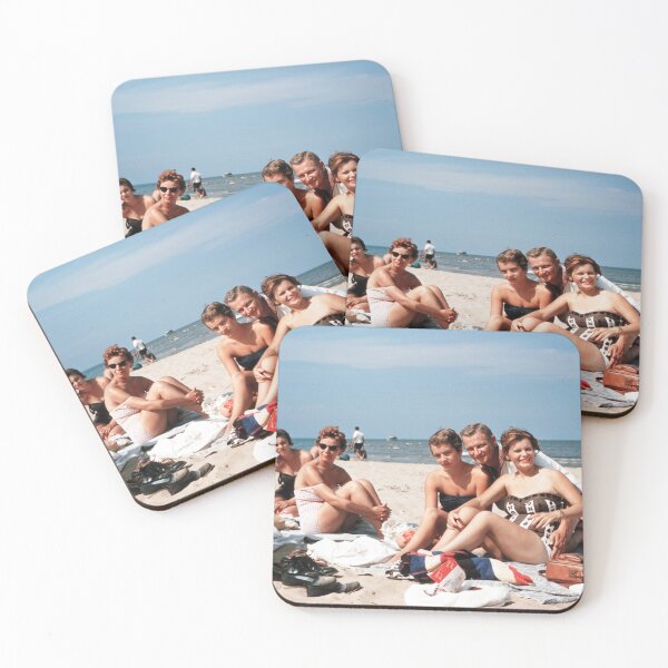 Item preview, 1940s - Beach visit with friends on a sunny day designed and sold by thatwaslife.