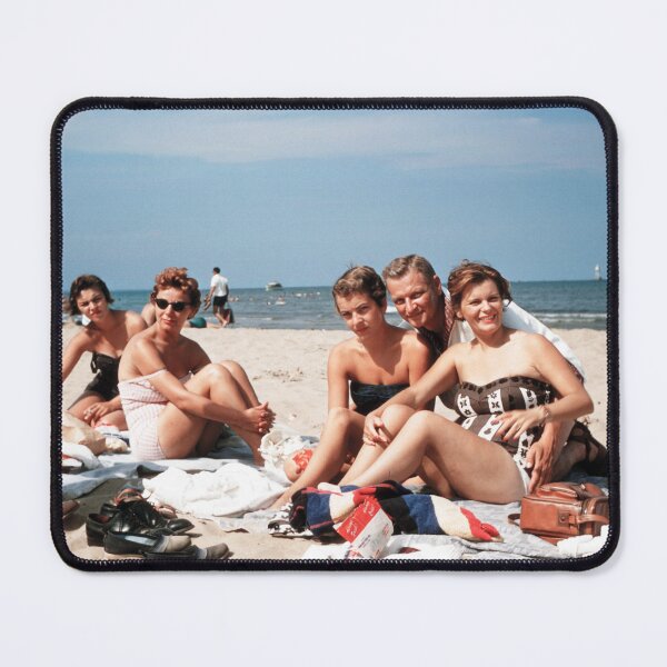 Item preview, 1940s - Beach visit with friends on a sunny day designed and sold by thatwaslife.