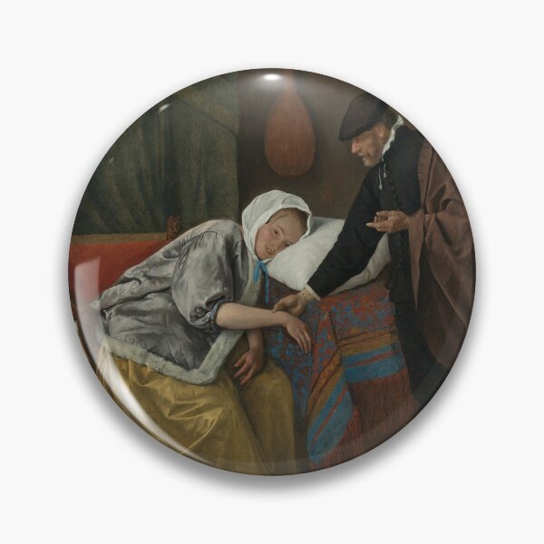 Item preview, The Sick Woman 1663 designed and sold by linggalibrary.