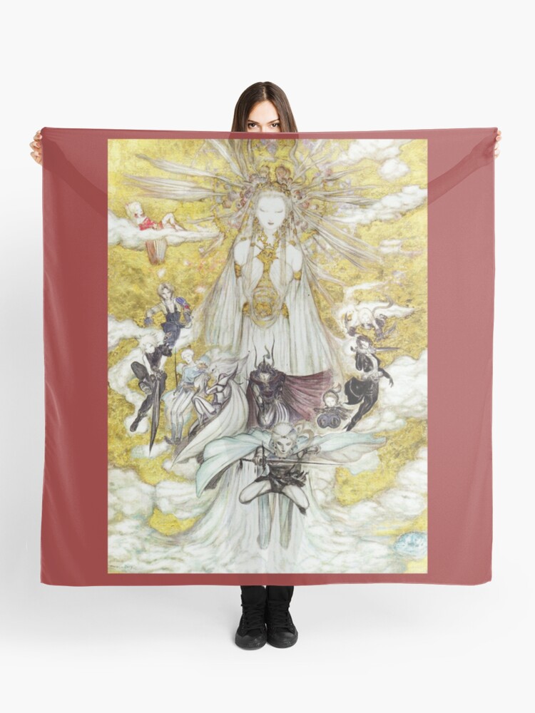 アクセサリー・ヘアアクセサリー Limited FFVII Art Scarf Yoshitaka Amano Limited FFVII Art Scarf Yoshitaka Amano
