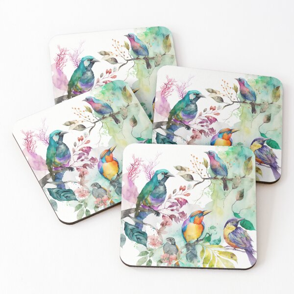 Item preview, everybirdy golder birds pattern designed and sold by printiesart.