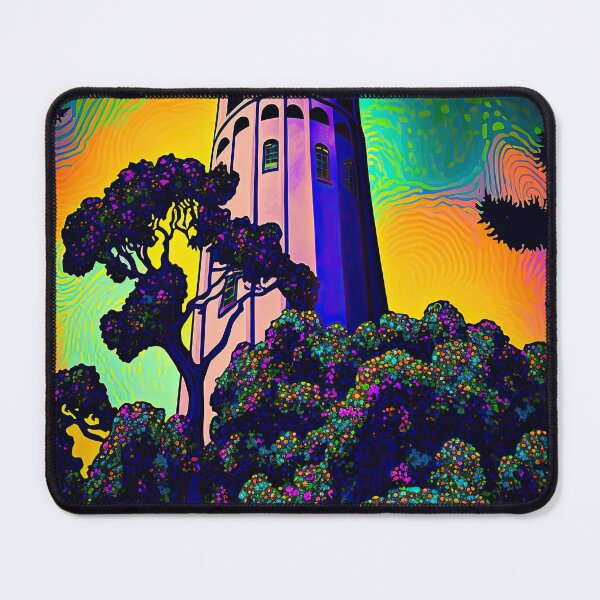 Item preview, Coit tower v2 (no text) designed and sold by ai-datamancer.