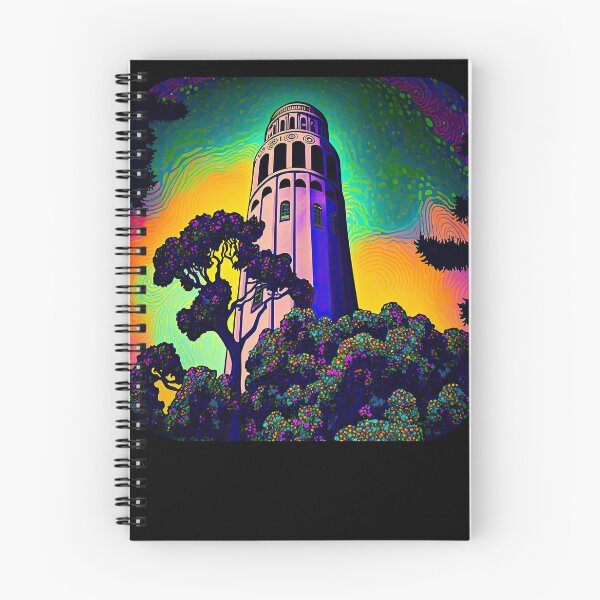 Item preview, Coit tower v2 (no text) designed and sold by ai-datamancer.