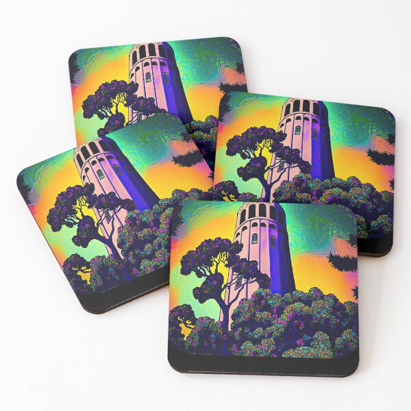 Item preview, Coit tower v2 (no text) designed and sold by ai-datamancer.