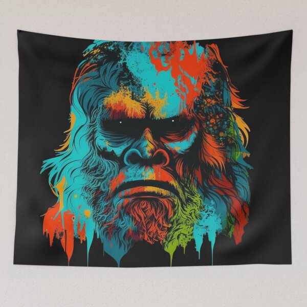 Item preview, Bigfoot in Color T shirt Bigfoot T shirt Classic T-Shirt designed and sold by iPaint Airbrush Studio.