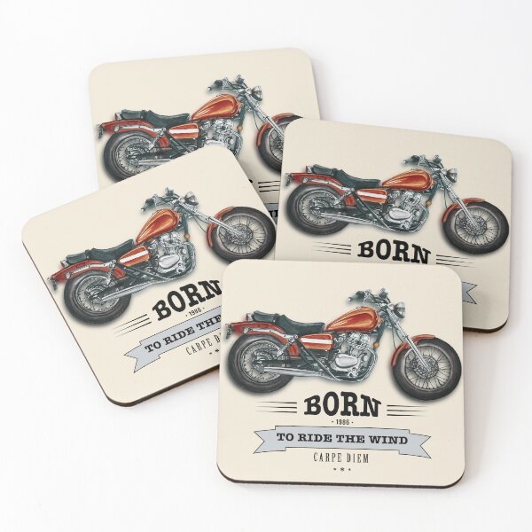 Item preview, Motorcycle, Born to Ride the Wind - A Symbol of freedom of a Bikers Life, Hand-Painted designed and sold by InkyGenies.