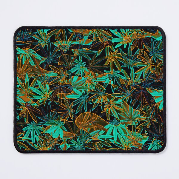 Item preview, Colorful Marijuana Leaf Smoke Print N designed and sold by WildArtDesigns.