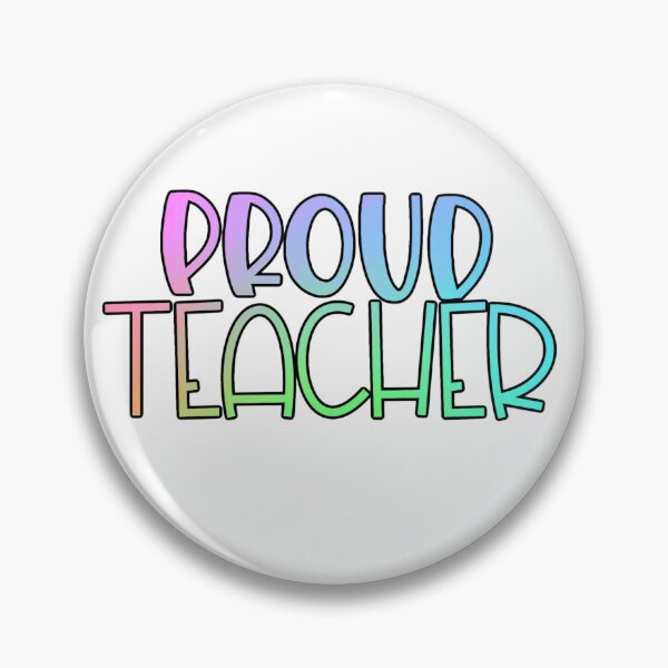 Item preview, Proud Teacher Rainbow designed and sold by Eagerly Elementary Music.