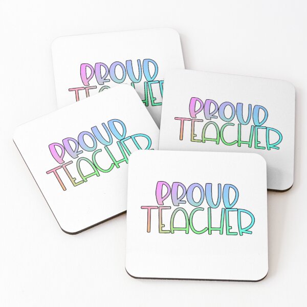 Item preview, Proud Teacher Rainbow designed and sold by Eagerly Elementary Music.