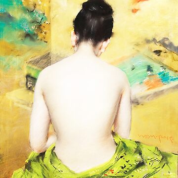 Lámina rígida for Sale con la obra «Mujeres Japonesas Desnudas Con