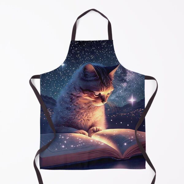 Item preview, Happy Cat Reading in the Night designed and sold by Chiron WADE.