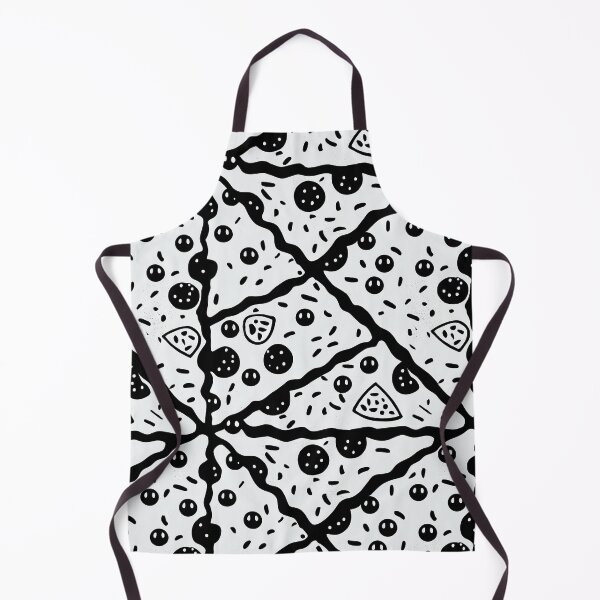Item preview, This black and white pizza pattern decorative designed and sold by MrLacarte.
