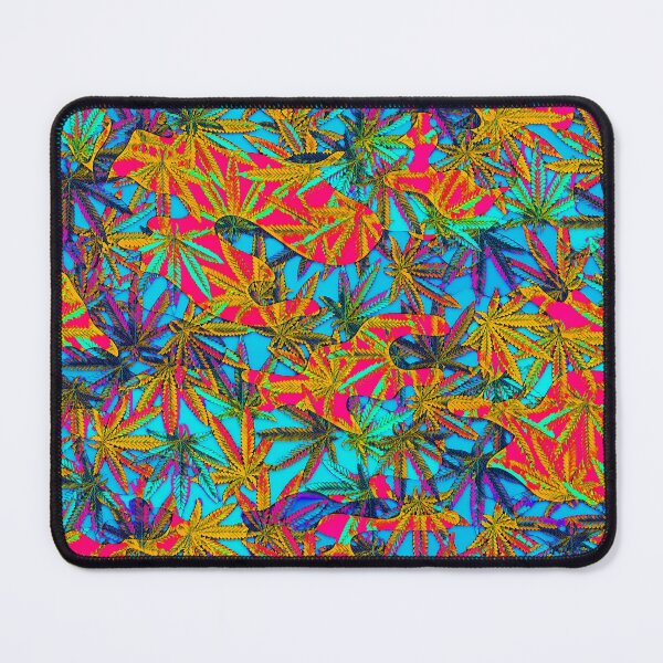Item preview, Colorful Marijuana Leaf Smoke Print P designed and sold by WildArtDesigns.