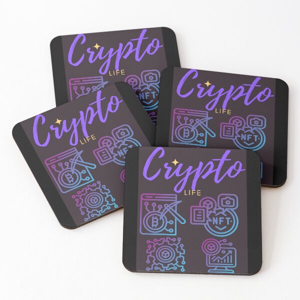 Item preview, Crypto Life Merch Sticker designed and sold by JusThink.