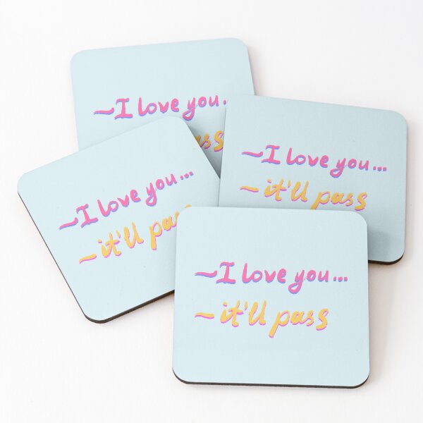 Item preview, I love u itll pass fleabag designed and sold by pinkyfish1010.