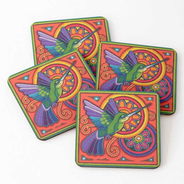 Item preview, Colibri huichol mexican wixarika ritual shaman cactus hikuri, nierika, designed and sold by aramara-huichol.