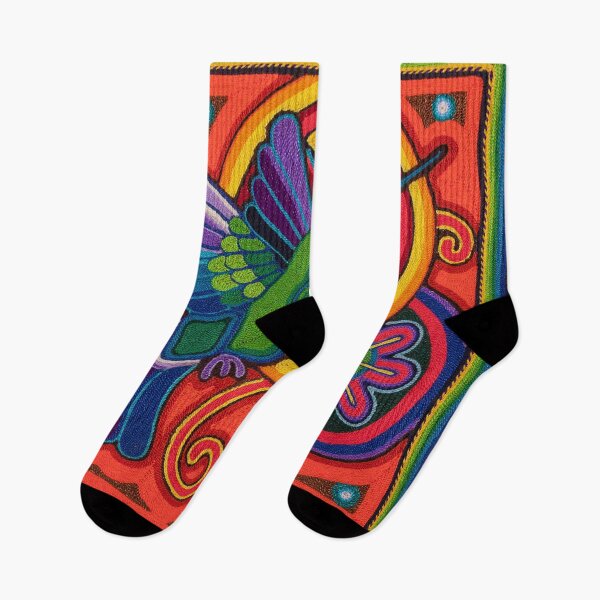 Item preview, Colibri huichol mexican wixarika ritual shaman cactus hikuri, nierika, designed and sold by aramara-huichol.