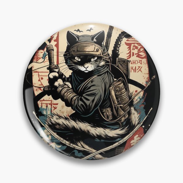 Item preview, Cat Samurai designed and sold by pedrogag.