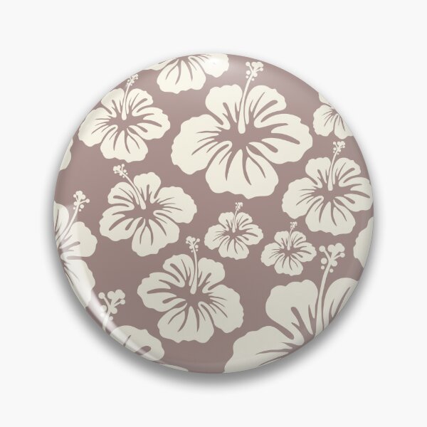 Item preview, hibiscus tropical brown cream aloha Hawaii coconut girl aesthetic iPhone case designed and sold by blomastudios.