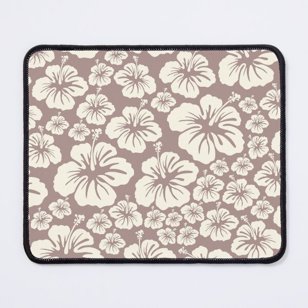 Item preview, hibiscus tropical brown cream aloha Hawaii coconut girl aesthetic iPhone case designed and sold by blomastudios.
