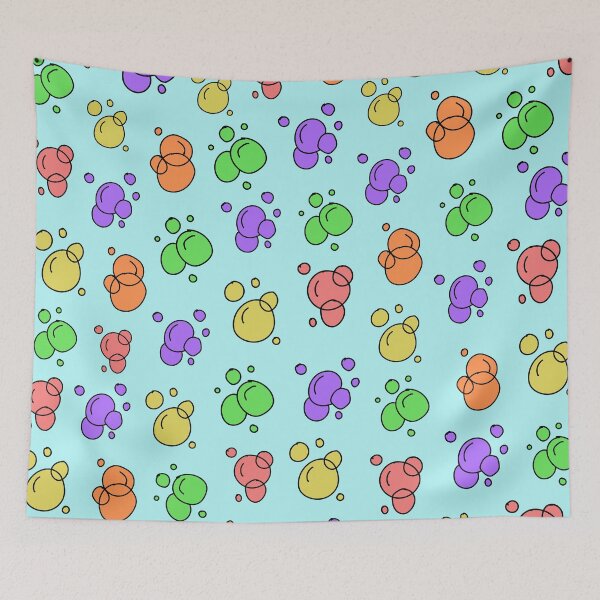 Item preview, bubbles pattern ,multicolor pattern designed and sold by cutecrazytshirt.
