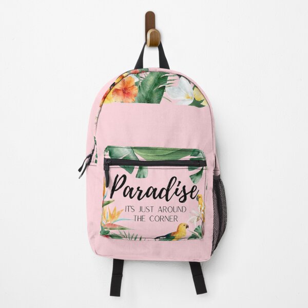 Item preview, Tropical Paradise Just Around the Corner (pink) designed and sold by Visionary2791.