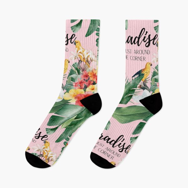 Item preview, Tropical Paradise Just Around the Corner (pink) designed and sold by Visionary2791.