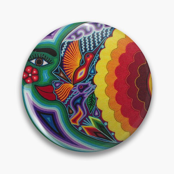 Item preview, sun and moon huichol designed and sold by aramara-huichol.