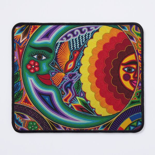 Item preview, sun and moon huichol designed and sold by aramara-huichol.