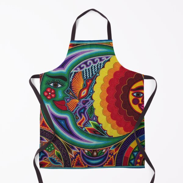 Item preview, sun and moon huichol designed and sold by aramara-huichol.