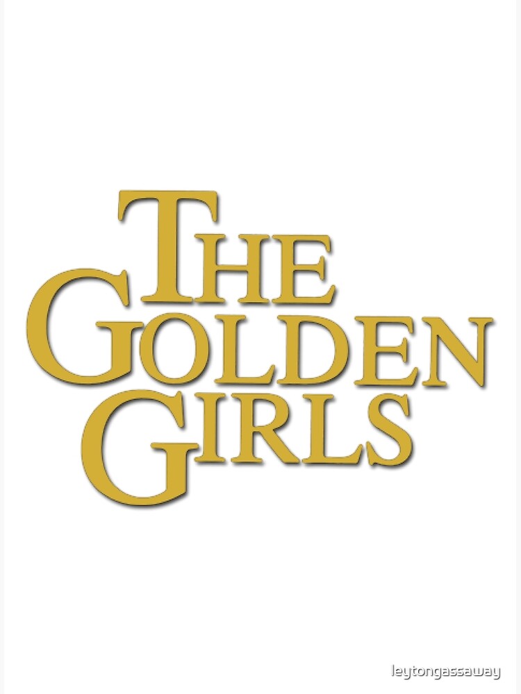 Golden Girls Logo Greeting Card