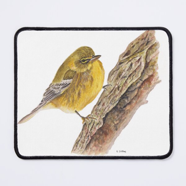Item preview, Pine Warbler Bird in Watercolour designed and sold by BirdsNatureArt.