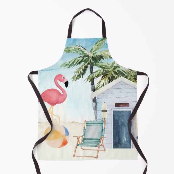 Item preview, Flamingo On The Beach designed and sold by LifeNonchalant.